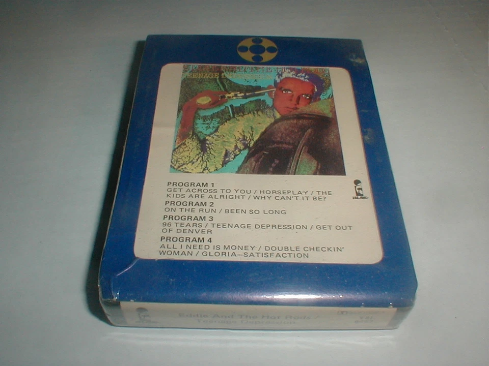 Eddie & Hot Rods DEPRESSION 8 Track Tape SEALED 1976 British Pub Rock Proto Punk - Image 1 of 4