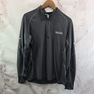 Nintendo Shirt Herren Medium Grau Quarter Zip Langarm Wii DS Wicking Employee - Bild 1 von 13