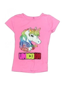 Cute 4 U Girls Pink Short Sleeve T-Shirt 5 - Picture 1 of 2