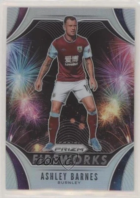 2020-21 Panini Prizm Premier League Fireworks Silver Prizm Ashley Barnes #4 - Image 1 of 2