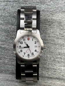 Victorinox Swiss Army 26007-CB Stainless Steel Wrist Watch Swiss R9 Ronda - Picture 1 of 24