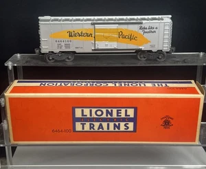 Lionel 6464-100 Western Pacific scatola piuma gialla auto 1954-1955 come nuova - Foto 1 di 19