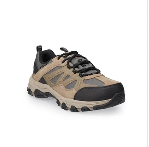 Skechers Selmen Enago Hiking Shoes Mens 7  Tan 66275 Waterproof Relaxed New - Picture 1 of 9