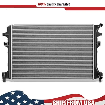 Aluminum Radiator 13617 Fit 2015-2020 Volkswagen E-Golf Jetta 1.4T OE Style Foto 1 de 4