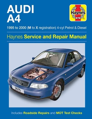 Audi A4 Petrol & Diesel (1995-2000) Haynes Repair Manual - Image 1 of 4