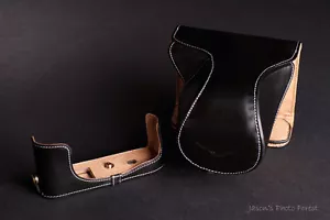 Genuine real Leather Full Camera Case bag Cover for Sony RX1 RX1R Bottom Open D - Picture 1 of 5