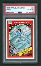 1990 Marvel Universe Wasp #51 PSA 10 GEM MT | Super Heroes | Impel