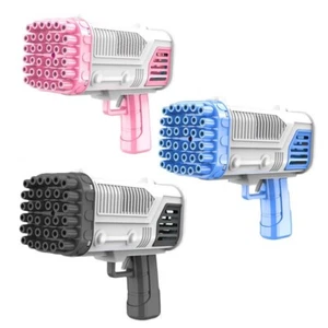 36 Holes Bubble Bazooka Automatic Gun Soap Water Bubble Machine Outdoor Party AU - Picture 1 of 16