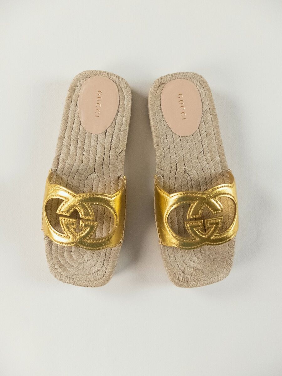 Gucci Gold Sandals for Women for sale - eBay Gucci Gold Sandals for Women for sale - eBay