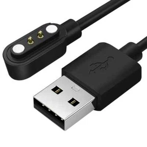 Cavo di Ricarica 2Pin Dock Compatibile con Smartwatch Xiaomi Haylou LS01 Nero - Zdjęcie 1 z 7