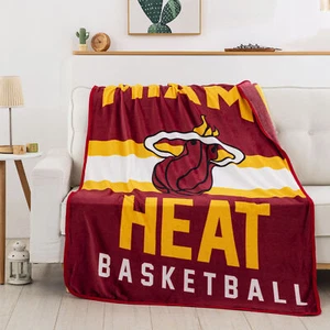 Northwest NBA Miami Heat Singular Silk Touch Throw Blanket, 45 X 60 - Picture 1 of 6
