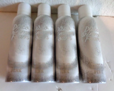 4 Victoria's Secret  PINK DISCO SHIMMER FOAM COCONUT OIL BODY MOUSSE 4.7oz - Image 1 of 3
