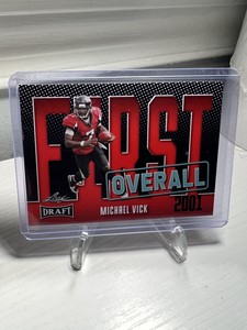 Michael Vick - 2023 Leaf Draft - Card#9 - Red
