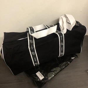 LQD Medium/small Gym Sport Travel Bag Duffel - Black / White - new - Picture 1 of 2
