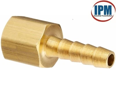 1" Hose Barb x 3/4" Female NPT Pipe Brass Fitting HB16-FNPT12 (IPM) BRAND NEW! - Image 1 of 4