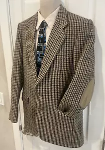 Vintage Magee Wool Donegal Ireland Tweed 41 Long Tweed Speckled Sport Coat Prep - Picture 1 of 23