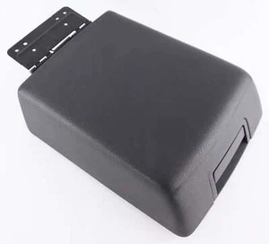 04 - 08 Ford F-150 Center Console Lid Armrest For Bucket Seats Black Vinyl - Picture 1 of 12