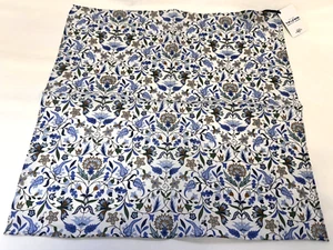 NEW! TM Lewin white floral Liberty fabric cotton James Francis pocket square - Picture 1 of 6