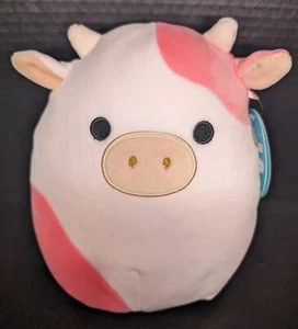 Squishmallow 8 Zoll Reshma die rosa Kuh Plüsch - Box Mittagessen exklusiv neu mit Etikett - Bild 1 von 2