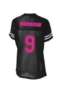 Customizebale Womens SPECAIL breast cancer Jersey, Joe Burrow XS-4XL New Bengals - Picture 1 of 3