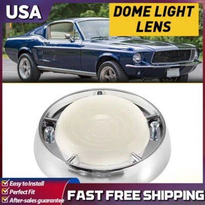 Se adapta a Ford Falcon Comet 1961-1965 luz interior domo bisel transparente lente lámpara cubierta Foto 1 de 4