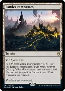 MTG Magic ZNR - Crawling Barrens/Landes rampantes, French/VF - Picture 1 of 1