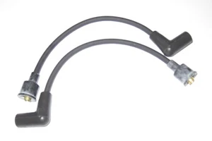 Alambres de bujía de 7 mm 10" Triumph Lucas # 54956466 D2207 Alambre de cobre negro T120 T - Imagen 1 de 2