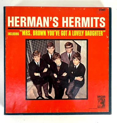 Hermans Hermits • «Introducing Hermans Hermits» • 7-дюймовая КАТУШЕЧНАЯ ЛЕНТА • 3 3/4IPS • Exc - Изображение 1 из 3