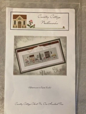 Afternoon in New York Counted Cross Stitch Pattern Country Cottage Needleworks - Image 1 of 3