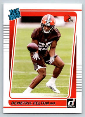 2021 Donruss #293 Demetric Felton RR RC (ref 218828) - Image 1 of 2
