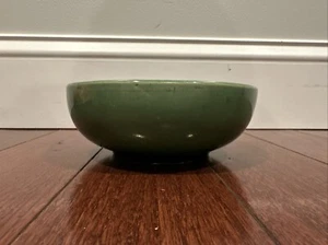 Antique McCoy Green Pottery Bowl 5” X 2” - Picture 1 of 8