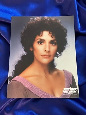RARE Official 8x10 Troi (Marina Sirtis) Photo from Star Trek The Next Generation - Image 1 of 2