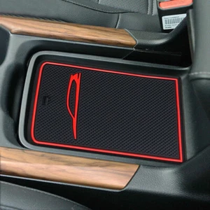 Gate Slot Mats fits Honda CR-V 2017-2019 Rubber Non-slip Door Cup Holder Pad - Picture 1 of 16