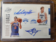2010-11 Panini Season Update Landry Fields Timofey Mozgov Dual RC Auto /99 #53