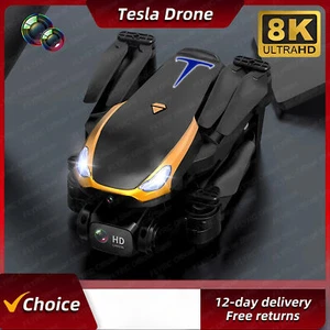 Drone 8K HD RC Cuadricóptero Helicóptero WIFI FPV Evitar Obstáculos Flujo Óptico Juguete - Imagen 1 de 28
