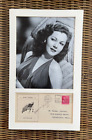 MARIA MONTEZ autographed first day cover semi-matted with photo