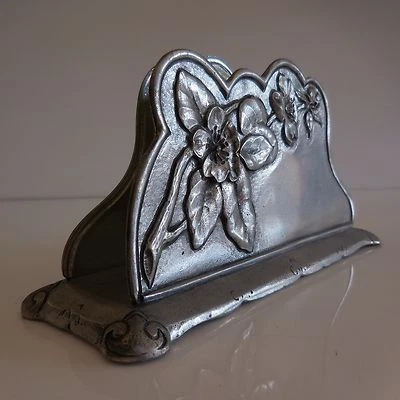 Porte lettres art nouveau en étain - Photo 1/4