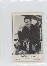 1950 Dutch Gum Serie A Illustra Black & White Errol Flynn #ILLUSTRA65 0i4g