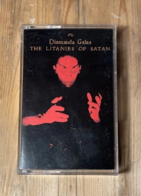 Diamanda Galas The Litanies of Satan Cassette Tape 1989 Mute Records - Image 1 of 4