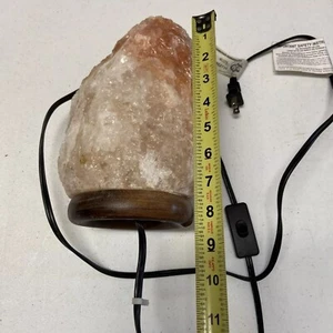10 Lbs 7 In Natural Himalayan Salt Lamp Switch Cord & Bulb Included EXTRA LARGE - Picture 1 of 12