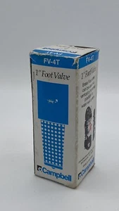 Campbell FV-4T 1" Brass Spring Foot Valve, Stainless & Red Brass (190° max temp) - Picture 1 of 3