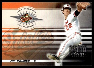 2003 Donruss Signature Team Trademarks Jim Palmer 044/500 Baltimore Orioles