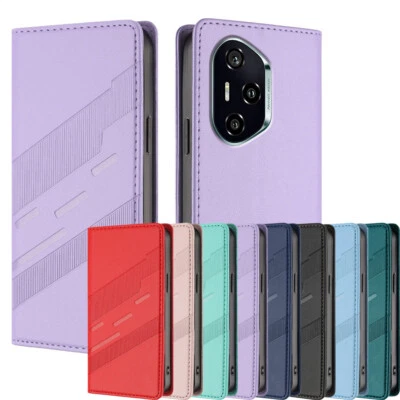 Phone Cover for Huawei Honor 400 300 200 90 80 Embossed PU Leather Wallet Case - Image 1 of 4