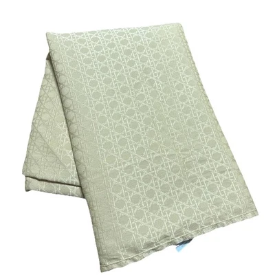 JCP  Georgette Gold large rectangular 118x90 DAMASK TABLECLOTH - Image 1 of 4