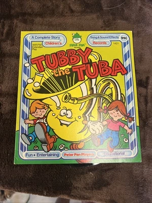 TUBBY THE TUBA Peter Pan  Records 45R P.M Story and Songs Ships N 24h Foto 1 de 4