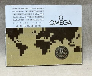 Omega 1978 Garantía Certificado Folleto Cronógrafo Speedmaster Moonwatch OEM/ - Imagen 1 de 11