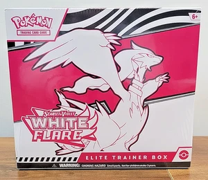 JCC Pokémon Escarlata y Violeta 10.5 Estilo Blanco Elite Caja Entrenador - SELLADO NUEVO EN CAJA - Imagen 1 de 7