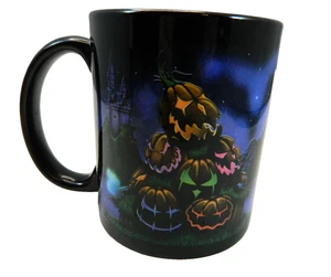 Halloween Killer Pumpkins Spooky Castle Coffee Mug Artist John Pelico 11 oz EUC - Picture 1 of 11