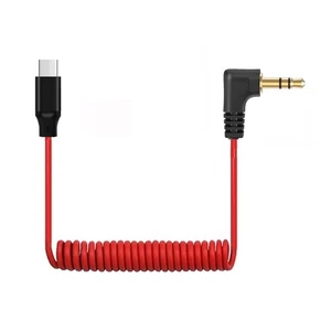 USB C to 3.5mm TRS Microphone Cable for Rode, Movo, Comica, Deity & Other Ext... - Picture 1 of 4
