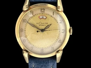 Vintage LeCoultre Power Reserve Automatic Cal. 481 Bumper 10K GF Wristwatch Runs - Picture 1 of 18